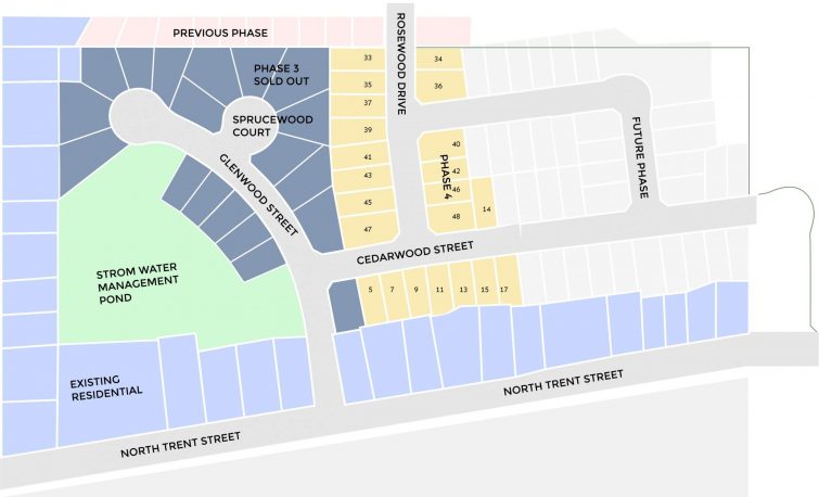 Rosewood Site Map