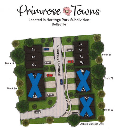 primrose townhomes map